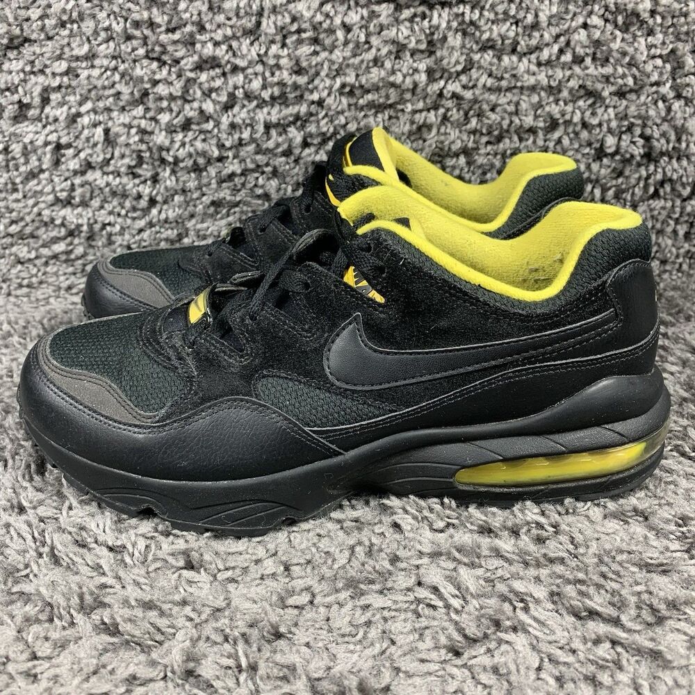 Nike Air Max 94 SE Black Yellow Mens Size 8.5 Shoes AV8197-002